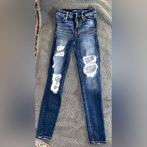 American Eagle High Rise Next Level Stretch Jeans